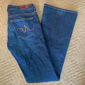 AG “The Club” Low Rise Flare Jeans